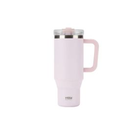 Tyeso Qq 1200 ml Açık Pembe Sızdırmaz Pipetli Çift Duvarlı Vakumlu Termos