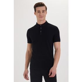 Tylen Erkek Polo Yaka T-Shırt Siyah