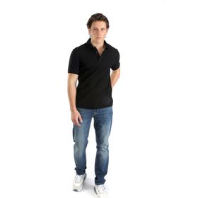 Tylen Erkek Polo Yaka T-Shırt Siyah
