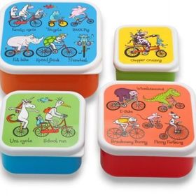 Tyrrell Katz Animals On Bike 4'lü Beslenme Kutusu