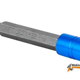 Tyson PH2X65 mm S2 Çeliği Tek Yönlü Mıknatıs Uçlu Bits Uç