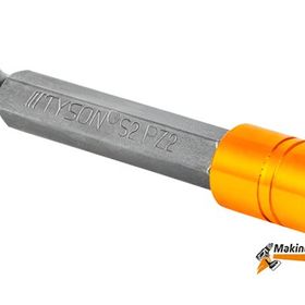 Tyson PZ2X65 mm S2 Çeliği Tek Yönlü Mıknatıs Uçlu Bits Uç