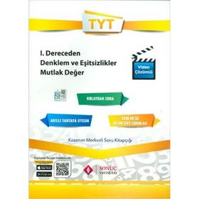 TYT 1. Dereceden Denklem Ve Eşitsizlikler Mutlak Değer Sonuç Yayınları
