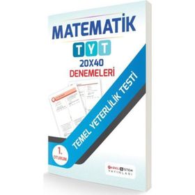 TYT 1. Oturum Matematik 20x40 Denemeleri - kollektif