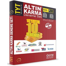 TYT 10 Farklı Yayın 10 Farklı Deneme Altın Karma