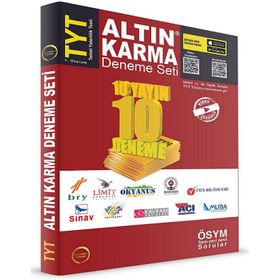 TYT 10 Farklı Yayın 10 Farklı Deneme Altın Karma