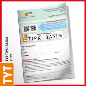 TYT 2021 Ösym Tıpkı Basım Türkiye Geneli Dijital Çözümlü Soru Kitapçığı İnformal Yayınları