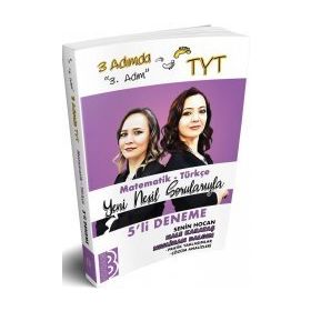 TYT 3 Adımda Matematik-Türkçe 5'li Deneme ''3.Adım''-Benim Hocam Yayınları