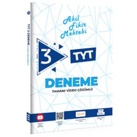 TYT 3 lü Denemeleri-Akıl Fikir Mektebi Yayınları