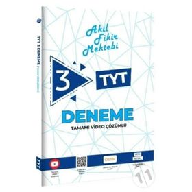 TYT 3 lü Denemeleri-Akıl Fikir Mektebi Yayınları