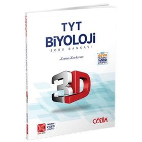 TYT 3D Biyoloji Tamamı Video Çözümlü Soru Bankası 3D Yayınları