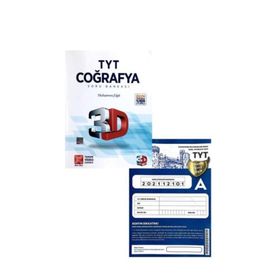 TYT 3D Coğrafya Tamamı Video Çözümlü Soru Bankası 3D Yayınları