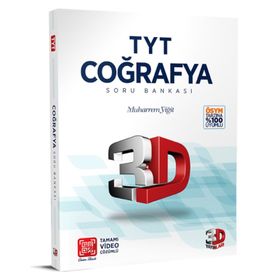 TYT 3D Coğrafya Tamamı Video Çözümlü Soru Bankası 3D Yayınları