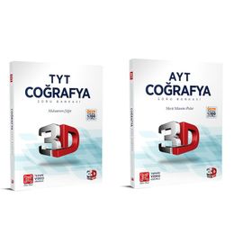 TYT 3D Coğrafya Tamamı Video Çözümlü Soru Bankası 3D Yayınları