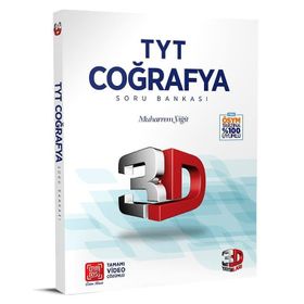 TYT 3D Coğrafya Tamamı Video Çözümlü Soru Bankası 3D Yayınları