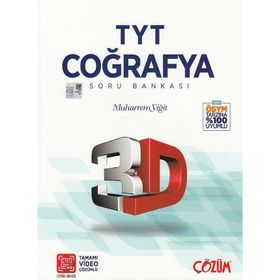 TYT 3D Coğrafya Tamamı Video Çözümlü Soru Bankası 3D Yayınları