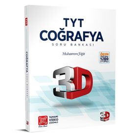 TYT 3D Coğrafya Tamamı Video Çözümlü Soru Bankası 3D Yayınları