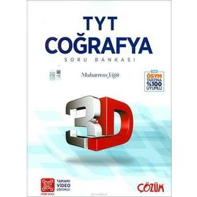 TYT 3D Coğrafya Tamamı Video Çözümlü Soru Bankası Çözüm Yayınları
