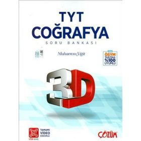 TYT 3D Coğrafya Tamamı Video Çözümlü Soru Bankası Çözüm Yayınları