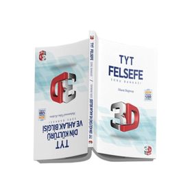 TYT 3D Felsefe ve Din Kültürü ve Ahlak Bilgisi Soru Bankası 3D Yayınları