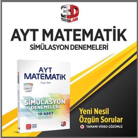TYT 3d Matematik Simülasyon Denemeleri Çözüm Yayınları