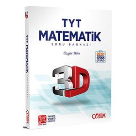 TYT 3D Matematik Tamamı Video Çözümlü Soru Bankası 3D Yayınları