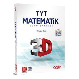 TYT 3D Matematik Tamamı Video Çözümlü Soru Bankası 3D Yayınları