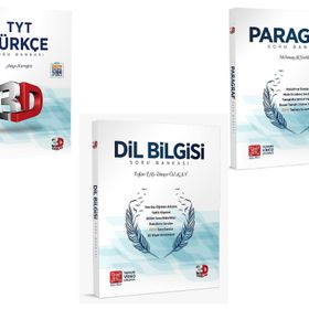 TYT 3D Türkçe Tamamı Video Çözümlü Soru Bankası 3D Yayınları