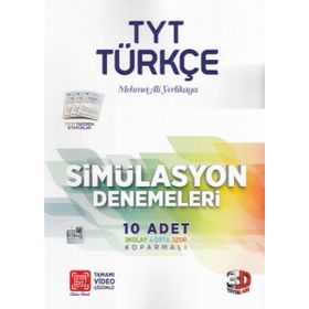 TYT 3D Türkçe Tamamı Video Çözümlü Soru Bankası 3D Yayınları