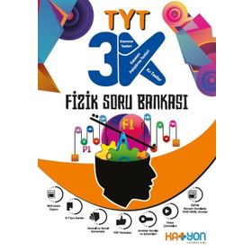 TYT 3K Fizik Soru Bankası-Katyon Yayınları