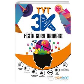 TYT 3K Fizik Soru Bankası-Katyon Yayınları