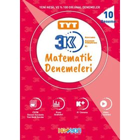 TYT 3k Matematik Denemeleri 10 Deneme - Katyon Yayınları