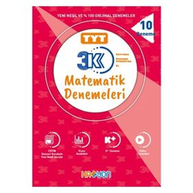TYT 3k Matematik Denemeleri 10 Deneme - Katyon Yayınları