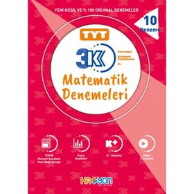 TYT 3k Matematik Denemeleri 10 Deneme - Katyon Yayınları