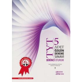 TYT 5 Adet Özgün Deneme Sınavı Kollektif Zafer Dershaneleri Yayınları