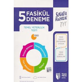 TYT 5 Fasikül Deneme Teas Press Yayınları