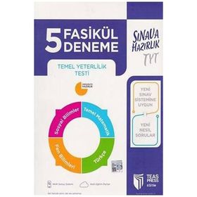 TYT 5 Fasikül Deneme Teas Press Yayınları