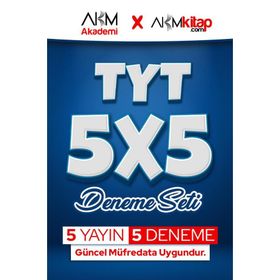 TYT 5x5 Farklı Yayın Deneme Seti - AKM Akademi