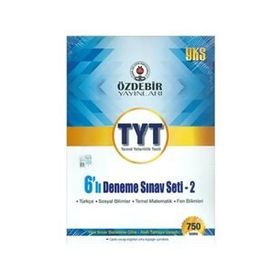 Tyt 6'li Deneme Sınav Seti 2. Set-Özdebir Yayınları