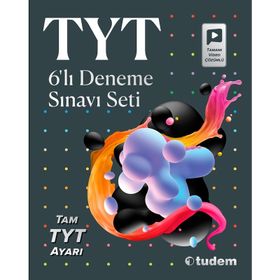 TYT 6'lı Deneme Sınavı Seti Tudem Yayınları