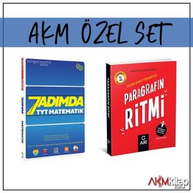 TYT 7 Adımda Matematik ve Arı Yayınları Paragrafın Ritmi Soru Bankası 2 Kitap Set-Tonguç Yayınları
