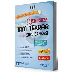 TYT 8 Adımda Tam Tekrar Soru Bankası Başarıyorum Yayınları