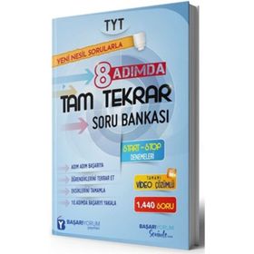 TYT 8 Adımda Tam Tekrar Soru Bankası Başarıyorum Yayınları
