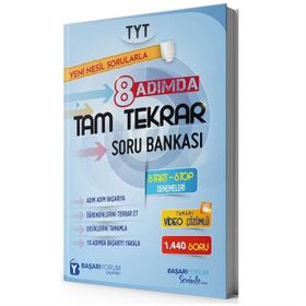 TYT 8 Adımda Tam Tekrar Soru Bankası Başarıyorum Yayınları