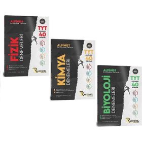 TYT Aşamalı Alpinist 40 Deneme Fizik Kimya ve Biyoloji Seti 3 Kitap - Rasyonel Yayınları