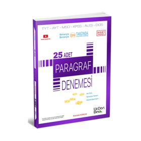 TYT AYT 25 Paragraf Denemesi-Üç Dört Beş Yayınları