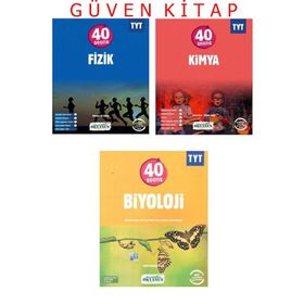 TYT AYT 40 Seansta Fizik Kimya Biyoloji Seti Okyanus Yayınları