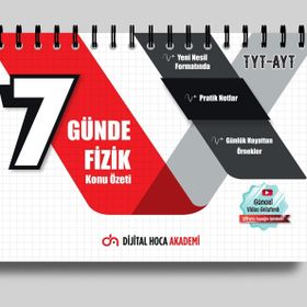 TYT-AYT 7 Günde Fizik Konu Özeti Pratik Notlar - Dijital Hoca Akademi