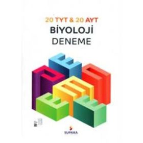 TYT AYT Biyoloji 20 Deneme Supara Yayınları