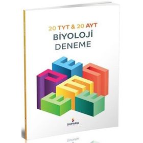 TYT AYT Biyoloji 20 Deneme Supara Yayınları